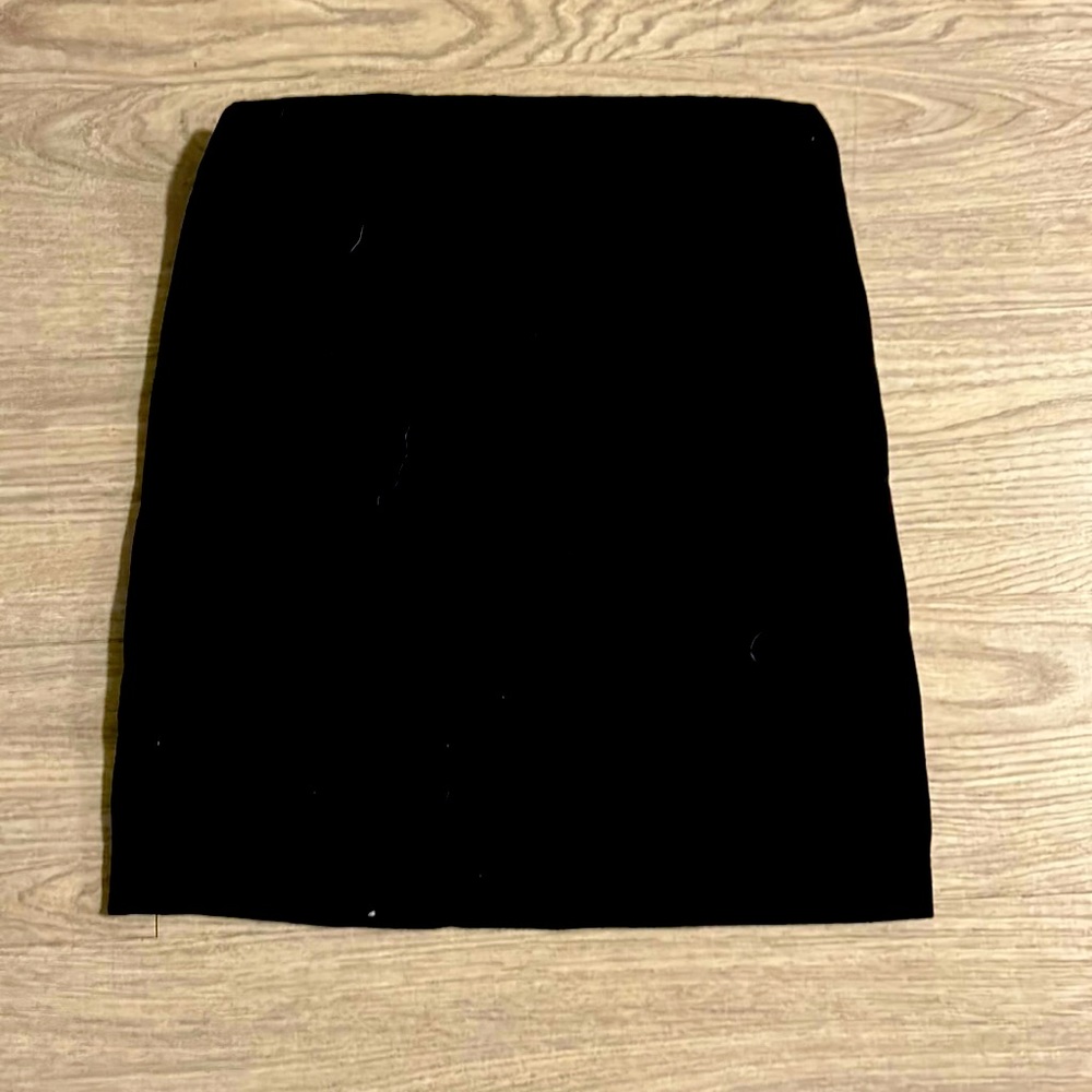 Black Medium Length Skirt